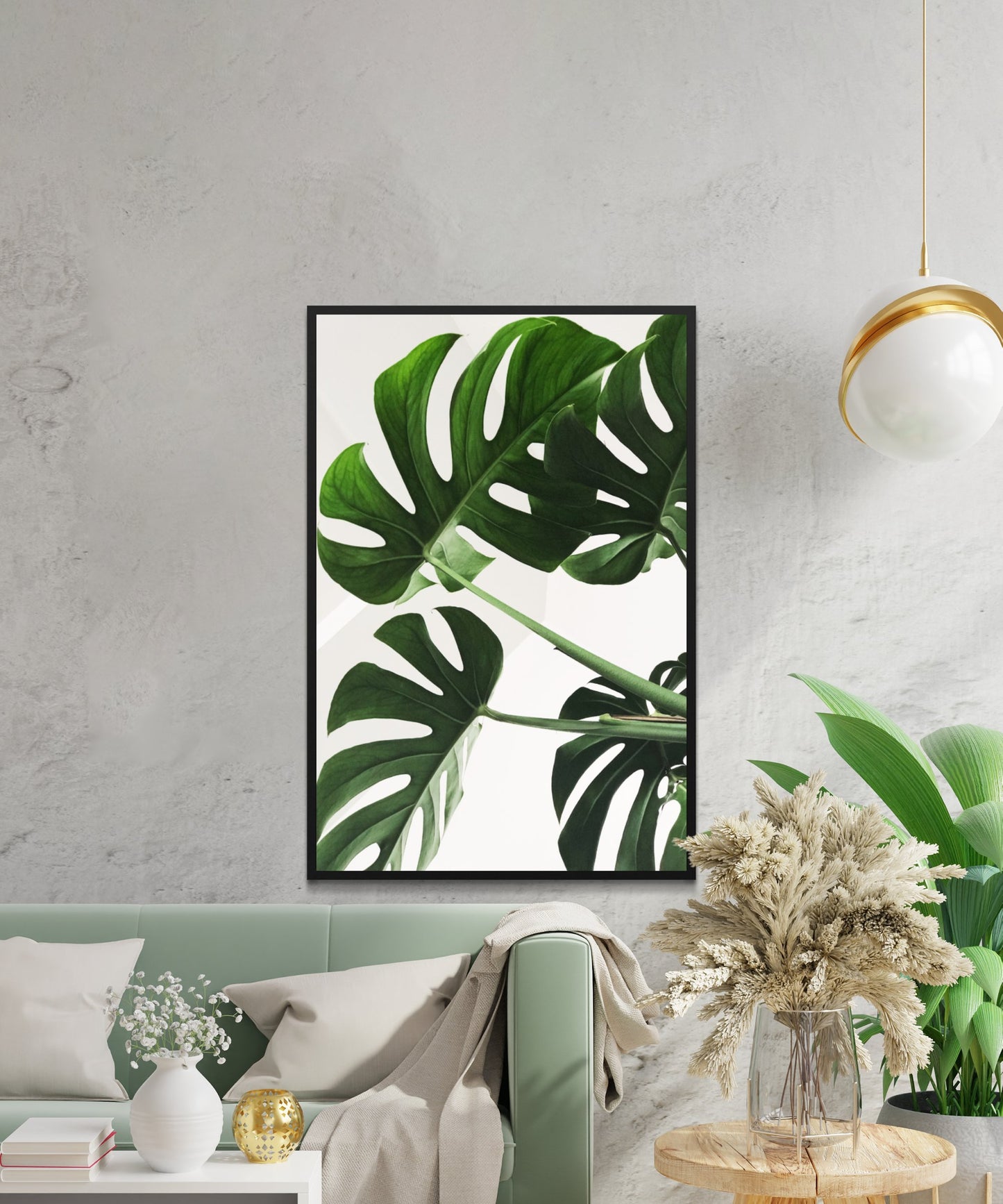 Monstera Leaf Poster - Matte Paper