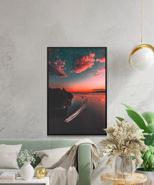 Amazing Sunset Poster - Matte Paper