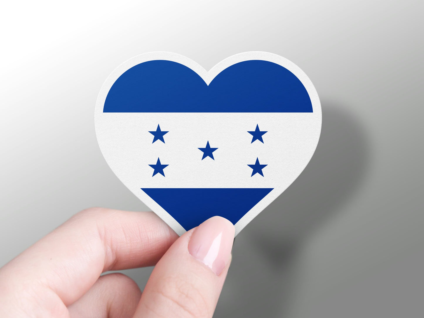 Honduras Heart Flag Sticker