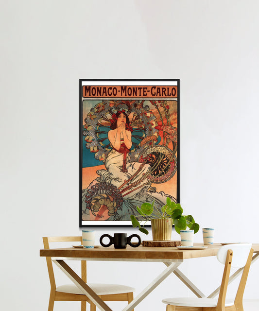 Vintage Alphonse Mocha Travel Poster - Matte Paper