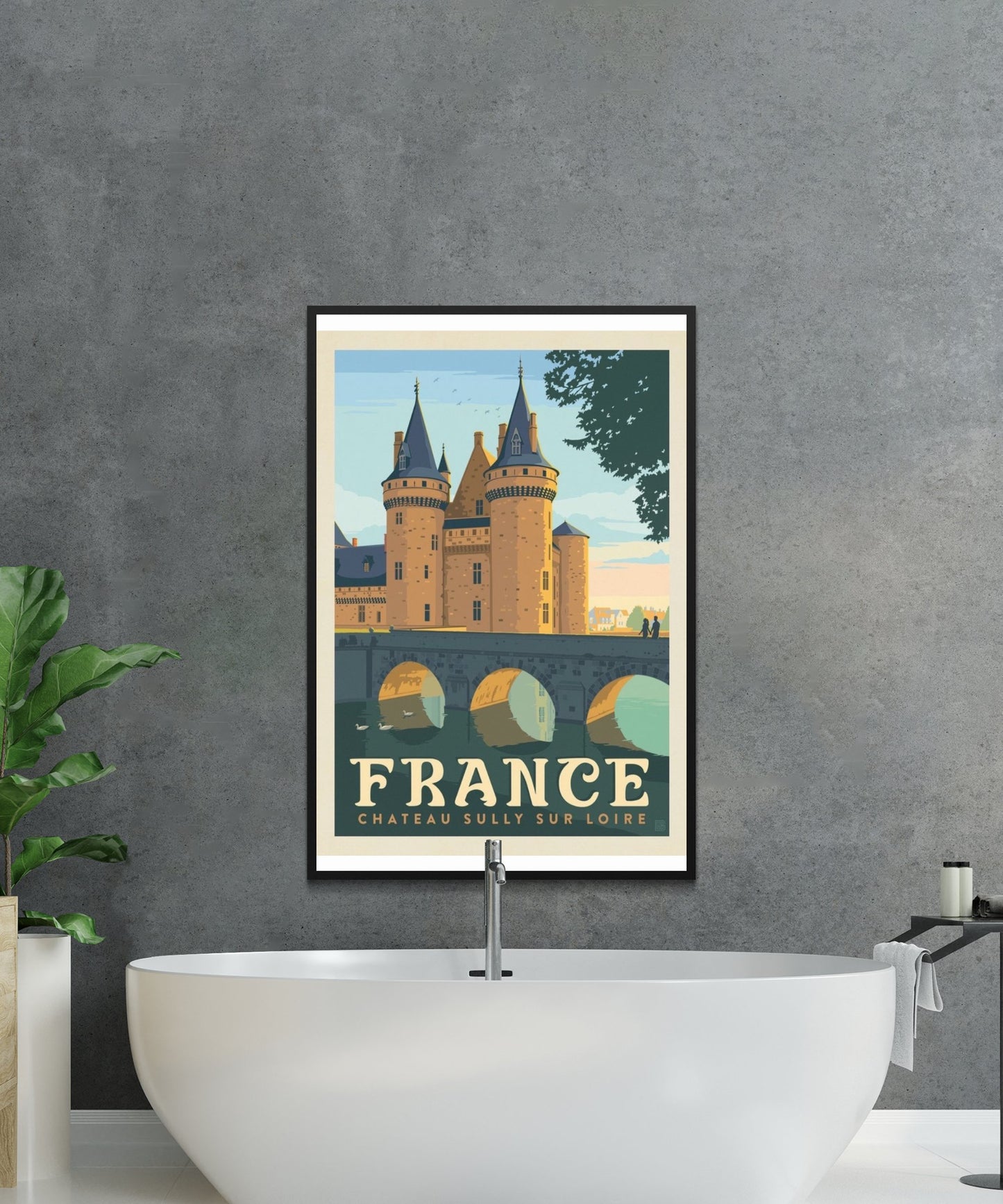 Vintage France Travel Poster - Matte Paper