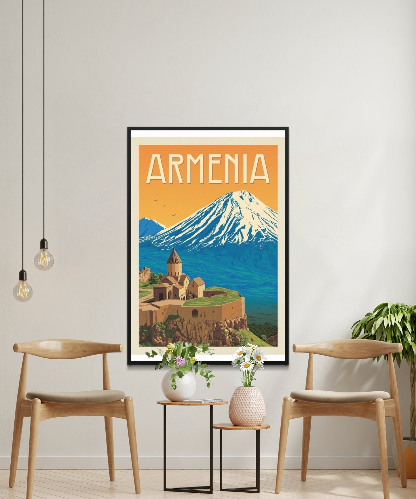 Vintage Armenia Travel Poster - Matte Paper