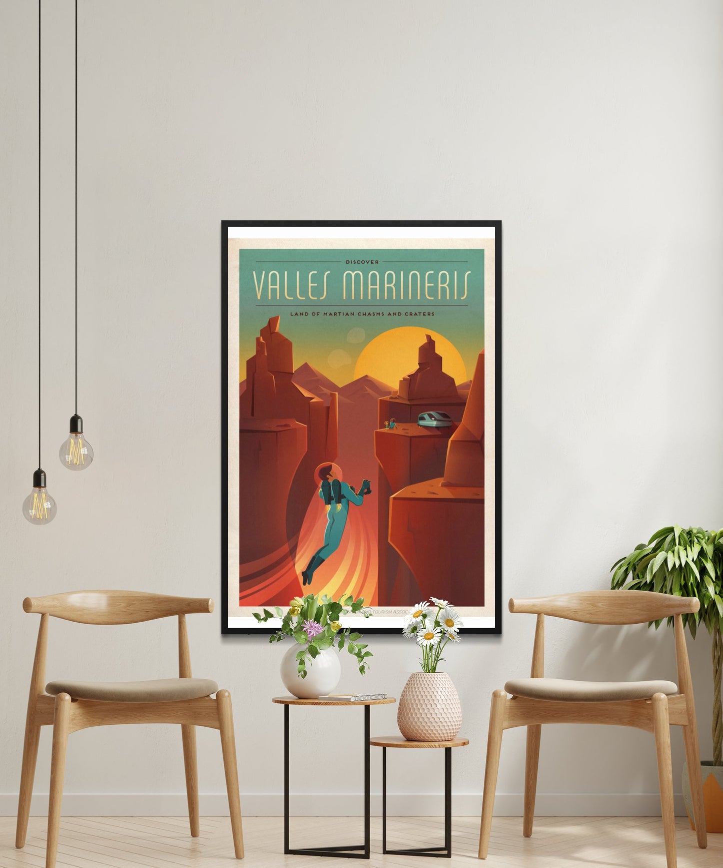 Vintage Valles Marineras Travel Poster - Matte Paper