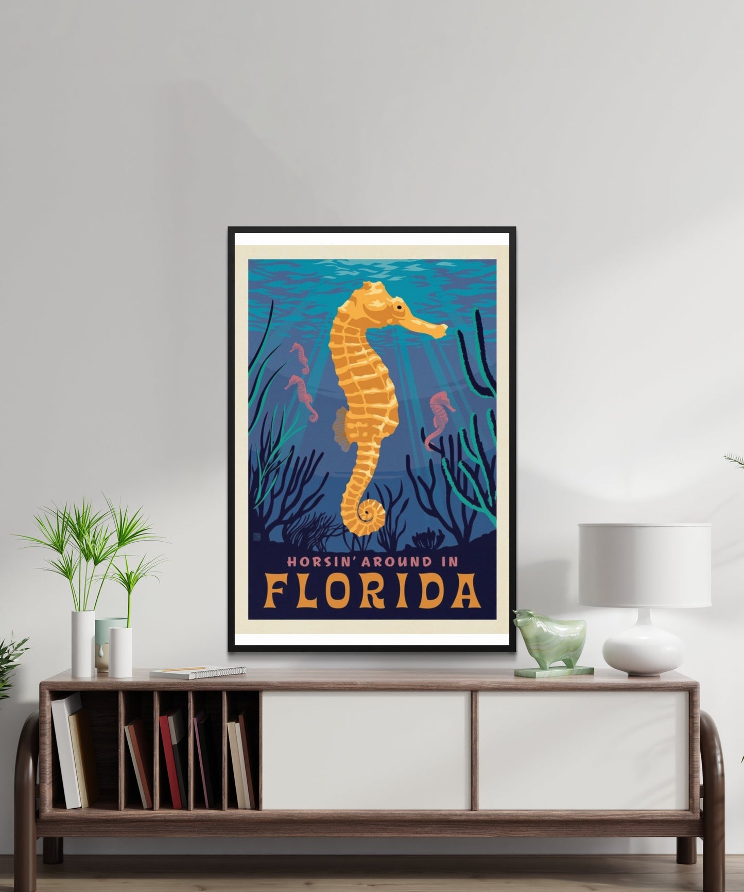 Vintage Florida Travel Poster - Matte Paper