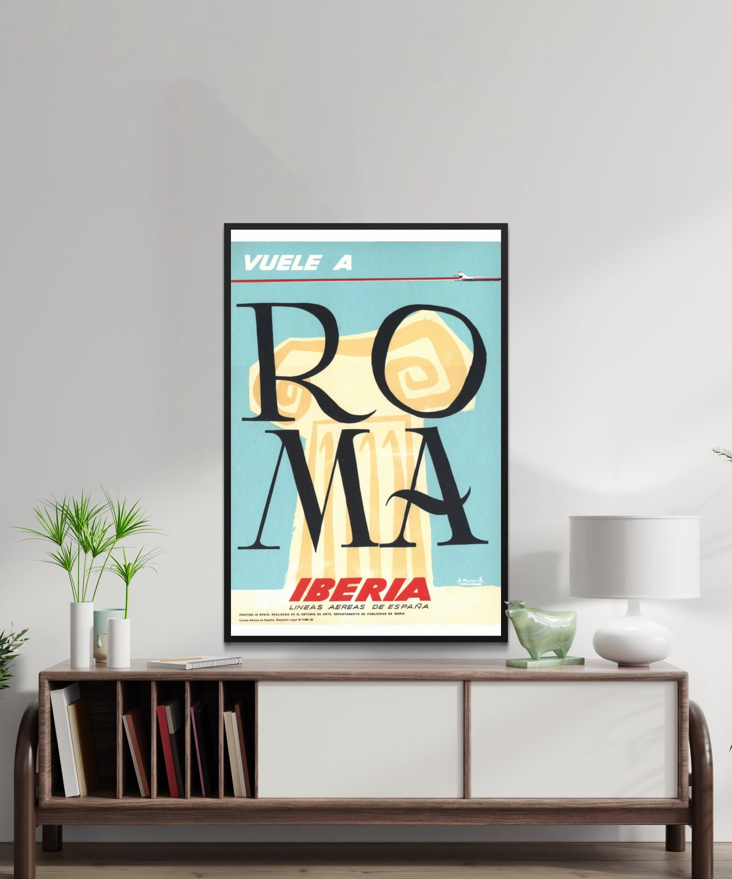 Vintage Roma Travel Poster - Matte Paper
