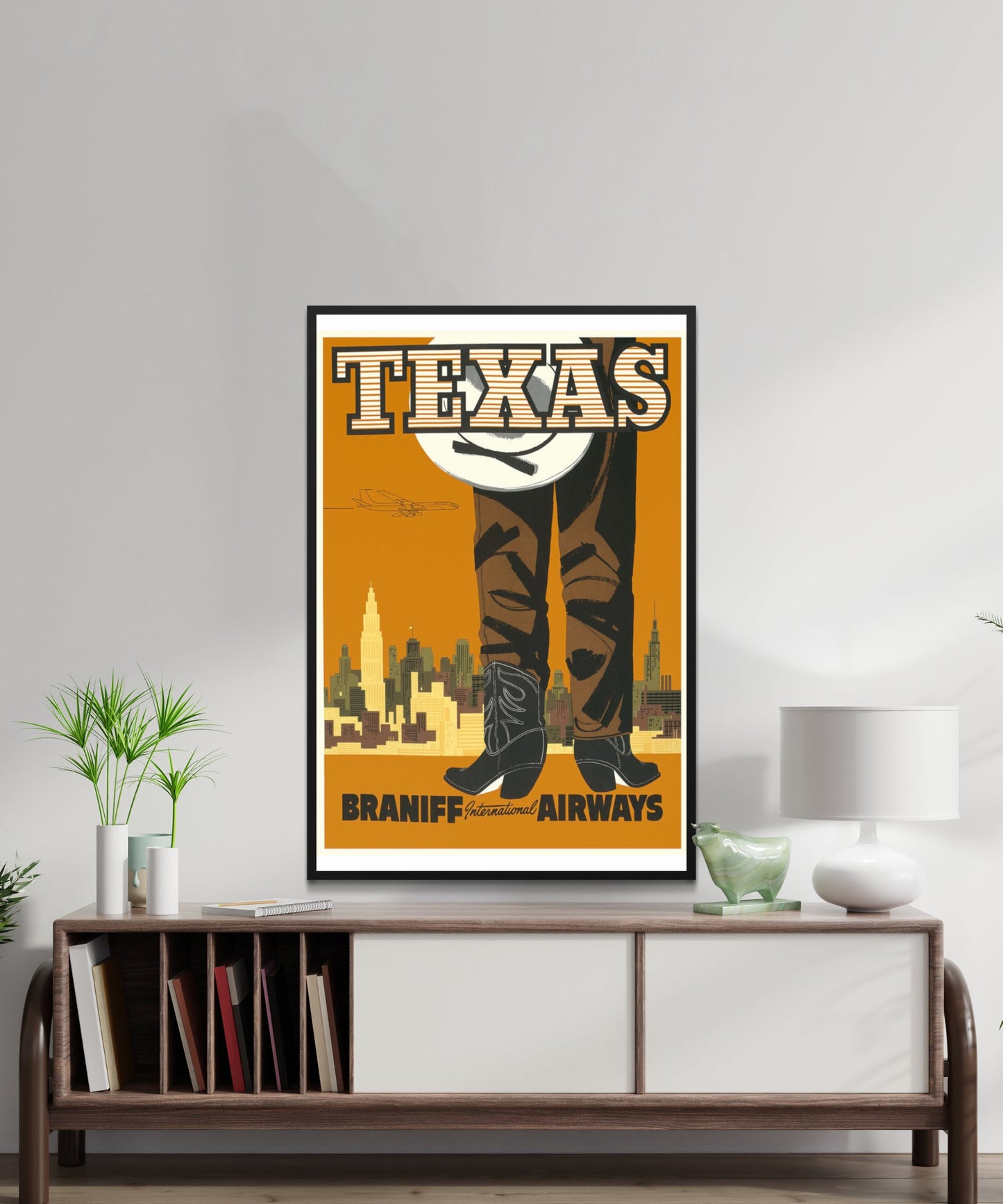 Vintage Texas Travel Poster - Matte Paper