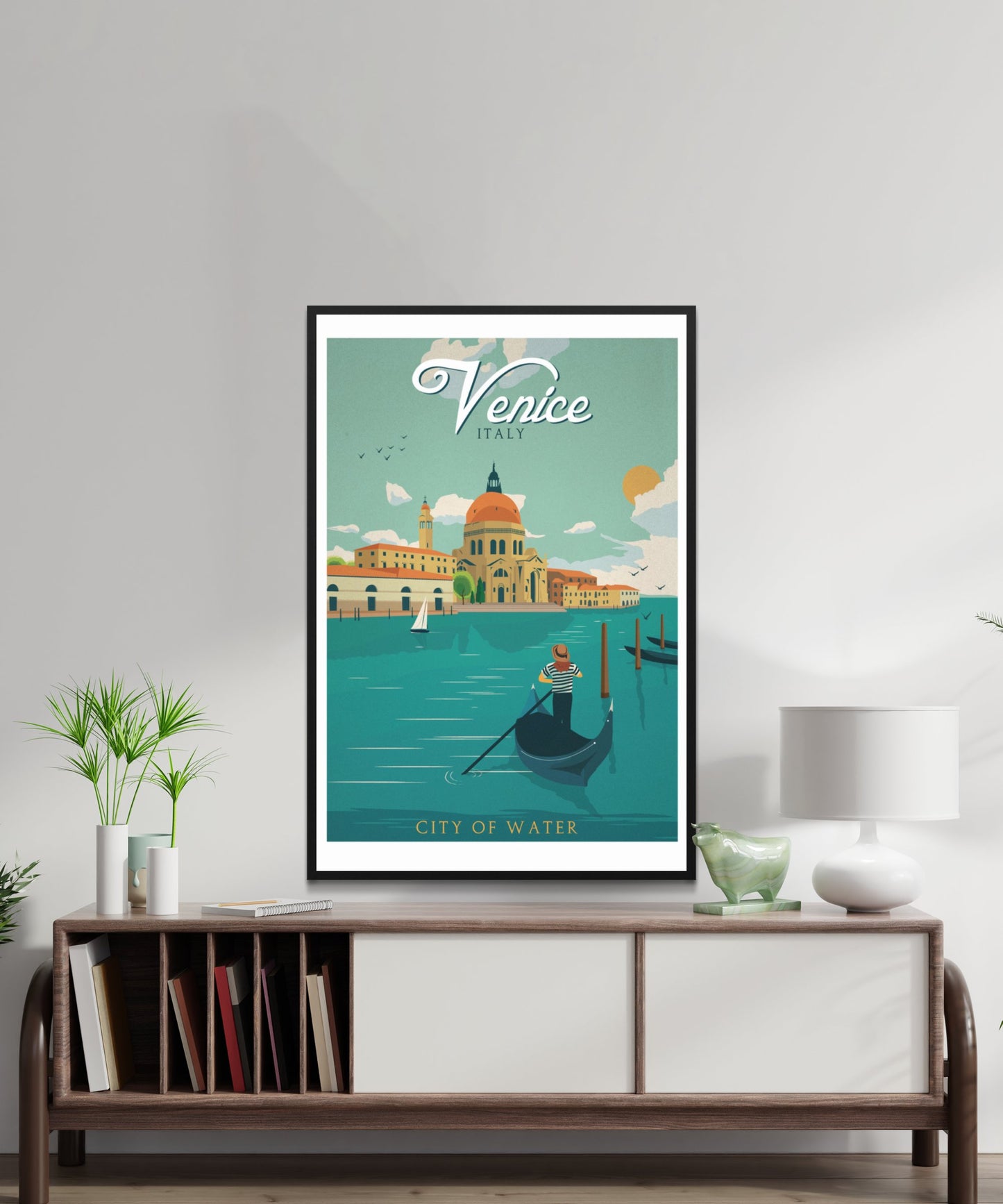 Vintage Venice Travel Poster - Matte Paper