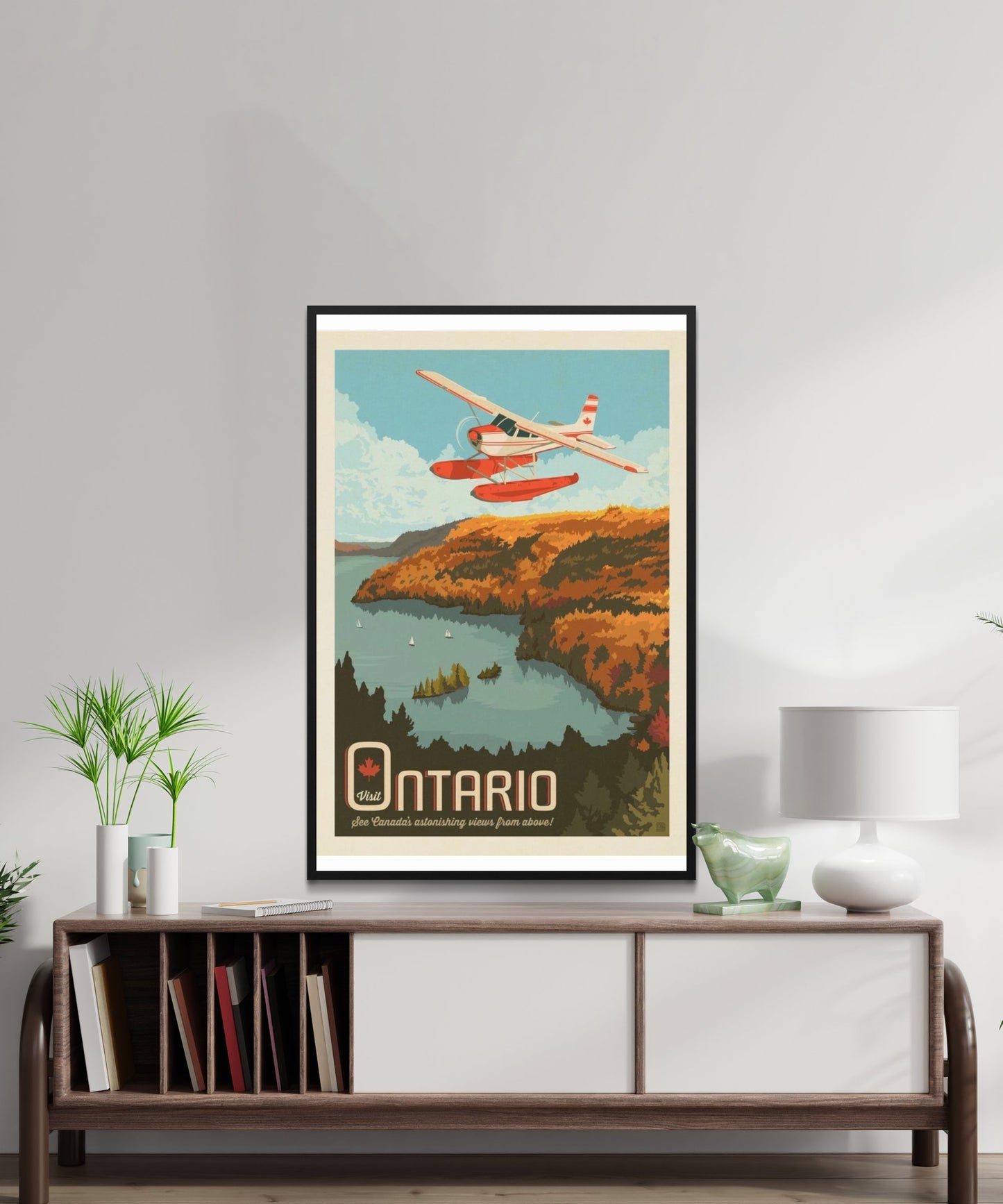 Vintage Ontario Travel Poster - Matte Paper