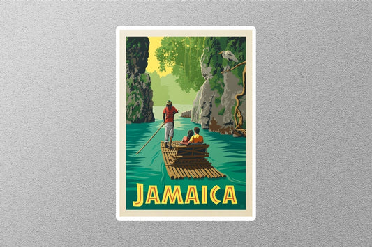 Vintage Jamaica Travel Sticker