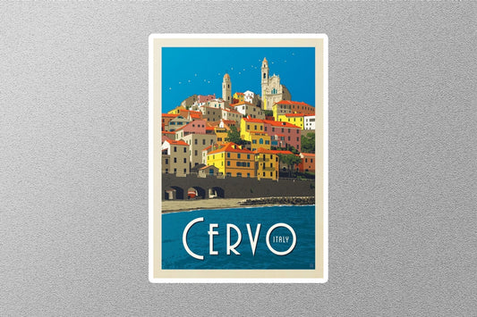 Vintage Cervo Travel Sticker