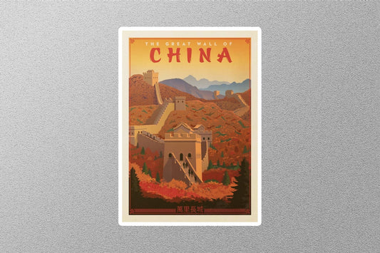 Vintage China Travel Sticker