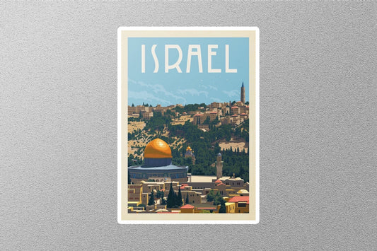 Vintage Israel Travel Sticker