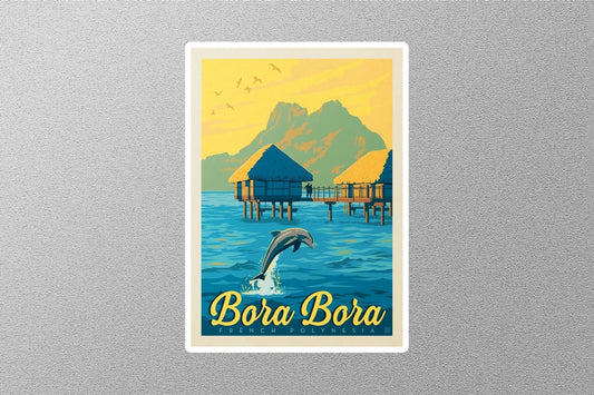 Vintage Bara Bara Travel Sticker