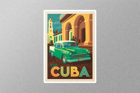 Vintage Cuba Travel Sticker