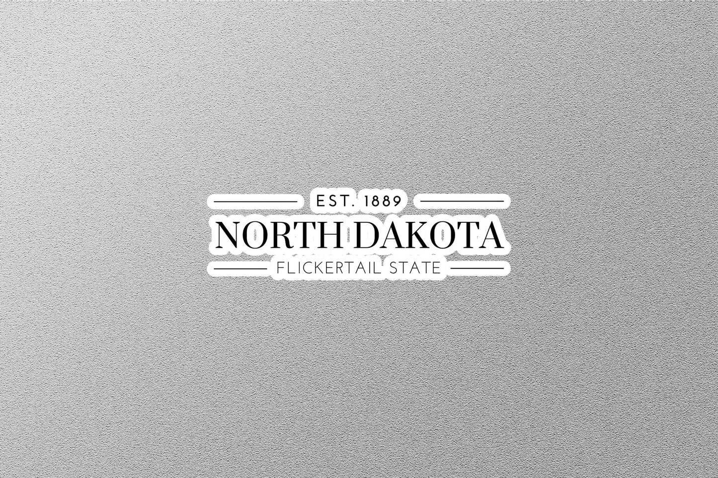 North Dakota State Sticker