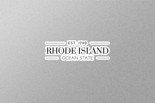 Rhode Island State Sticker