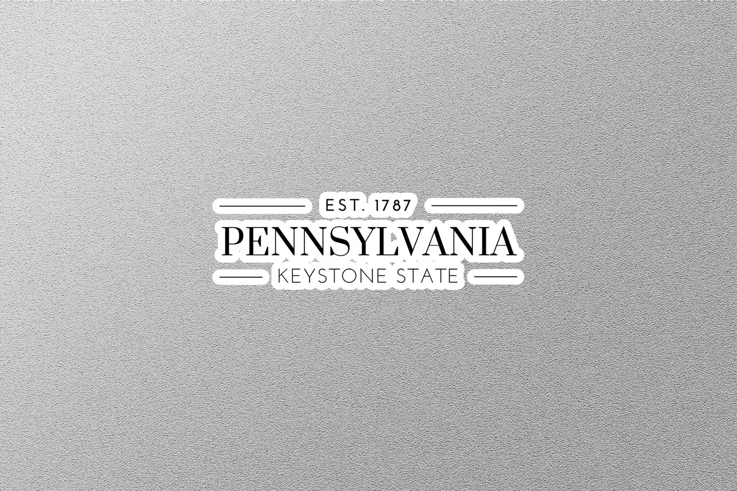 Pennsylvania State Sticker