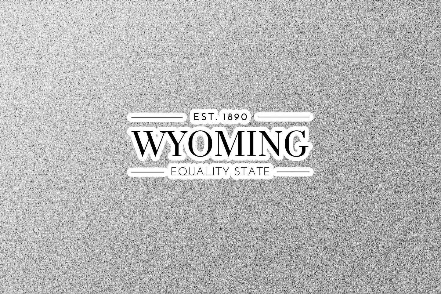 Wyoming State Sticker