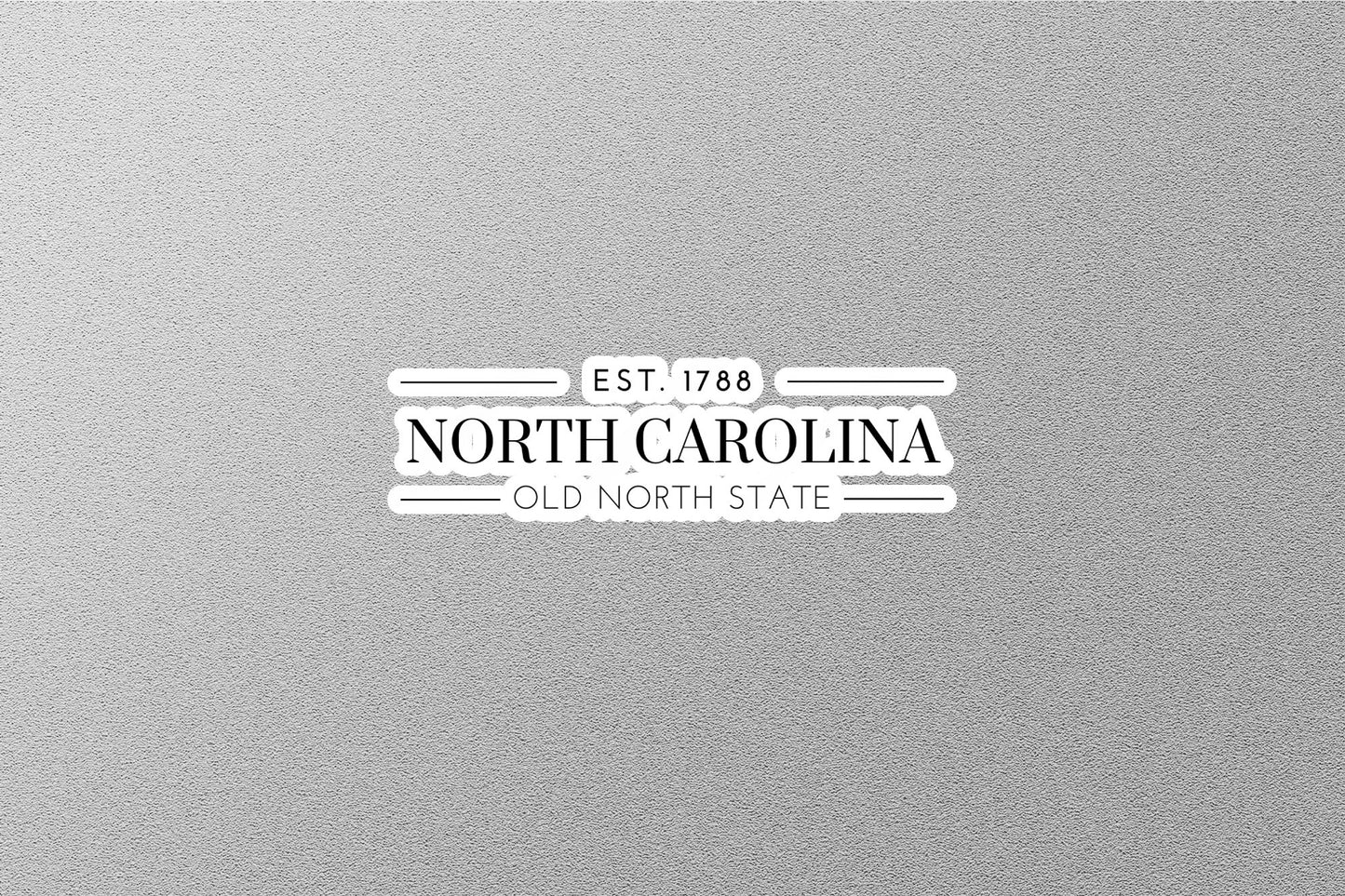 North Carolina State Sticker