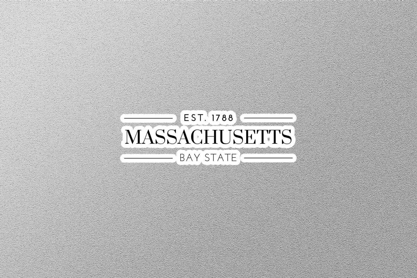 Massachusetts State Sticker