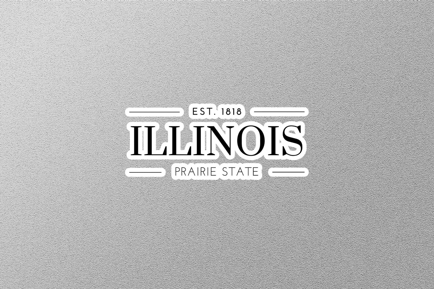 Illinois State Sticker