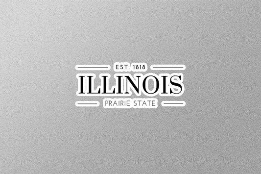 Illinois State Sticker