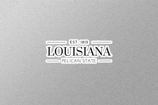 Louisiana State Sticker