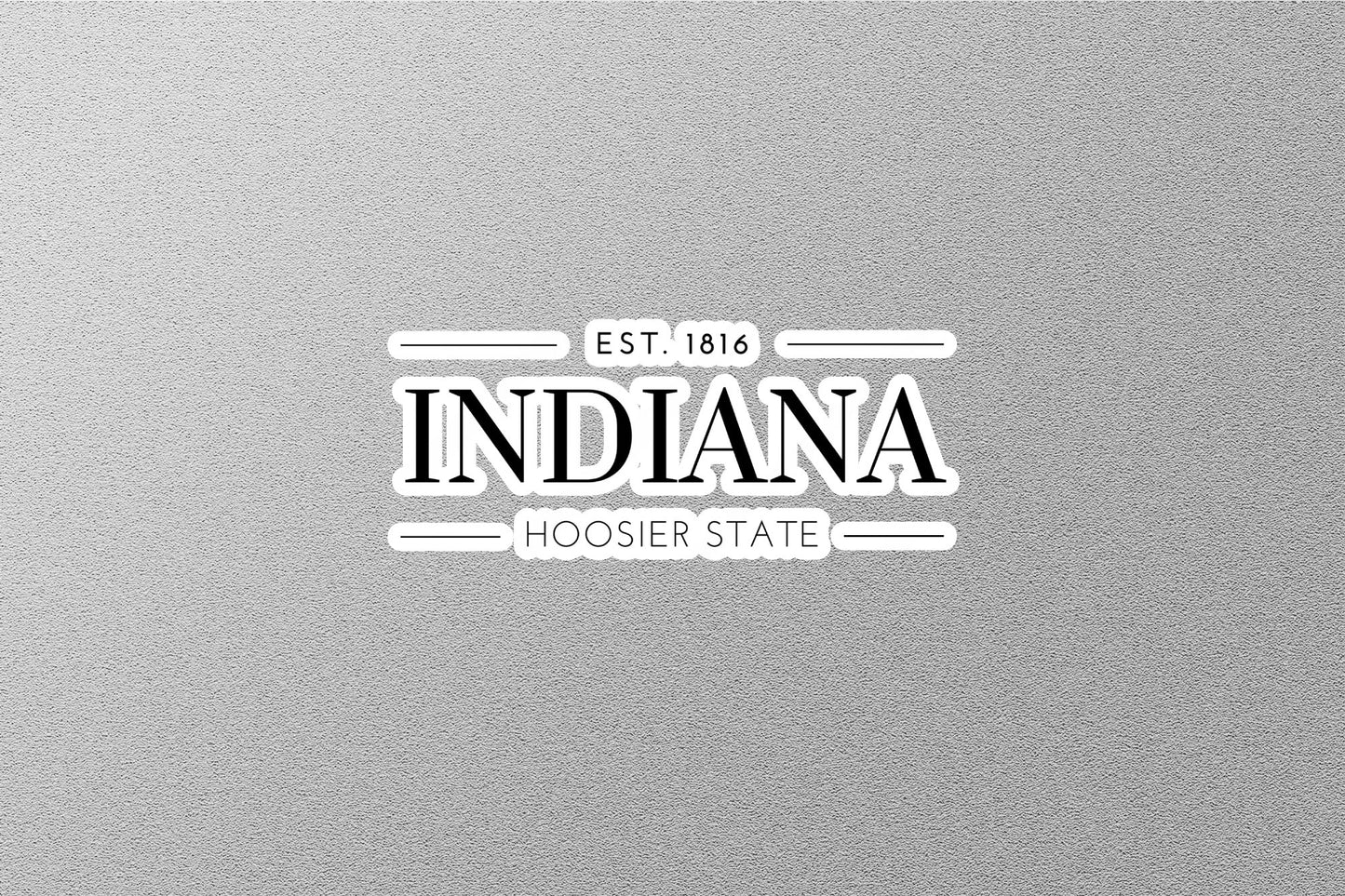 Indiana State Sticker