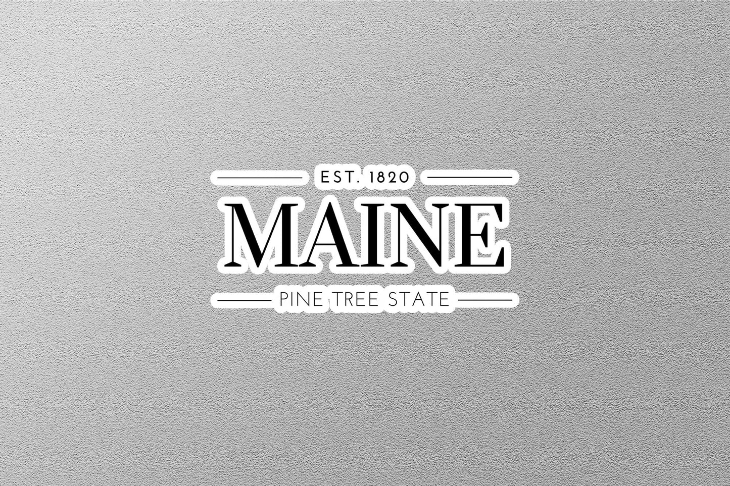 Maine State Sticker