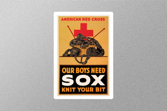 WW2 American Red Cross Sticker