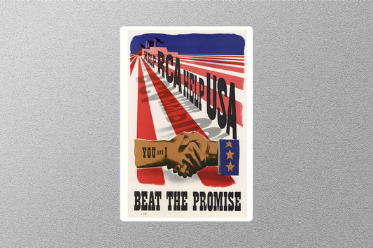 WW2 Beat The Promise Sticker