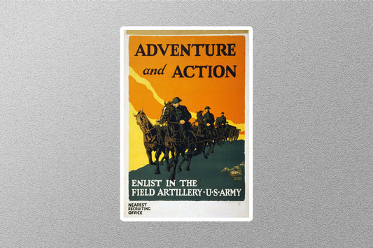 WW2 Adventure And Action Sticker