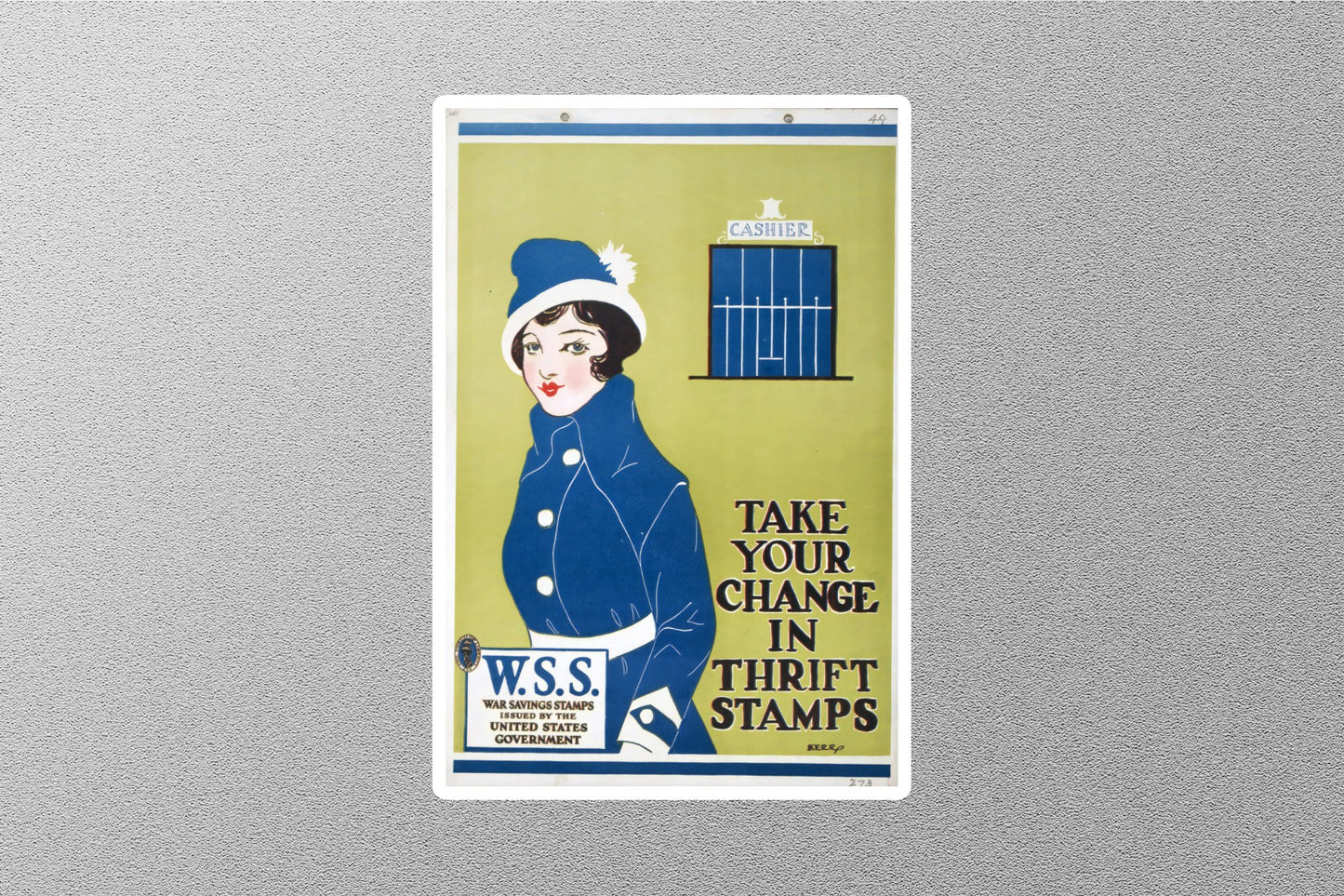 WW2 Take Your Change  Sticker