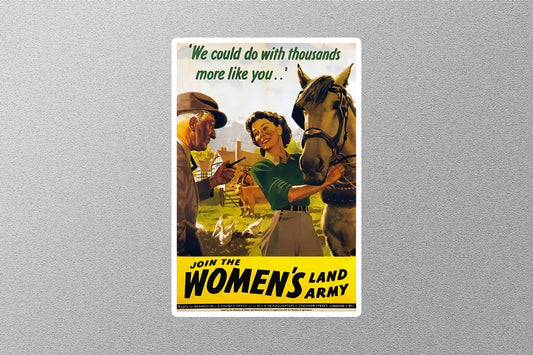 WW2 Women's Land Army Sticker