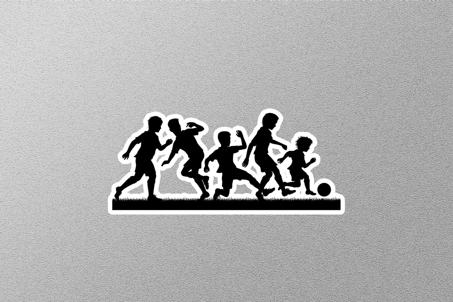 Playing Kids Sticker