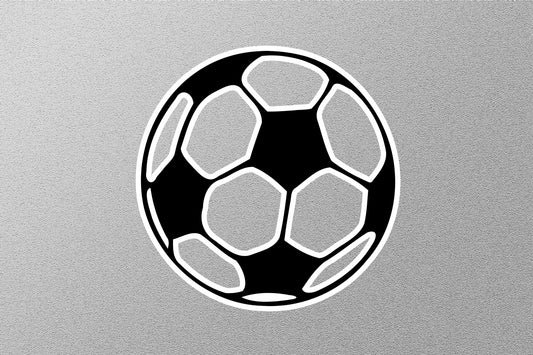 Soccer Red Bubble Sticker