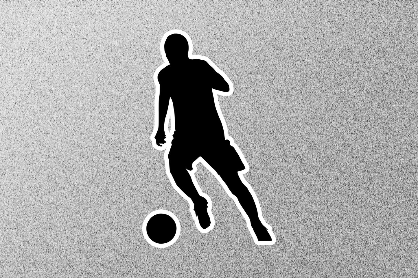 Soccer Men Silhouette Sticker