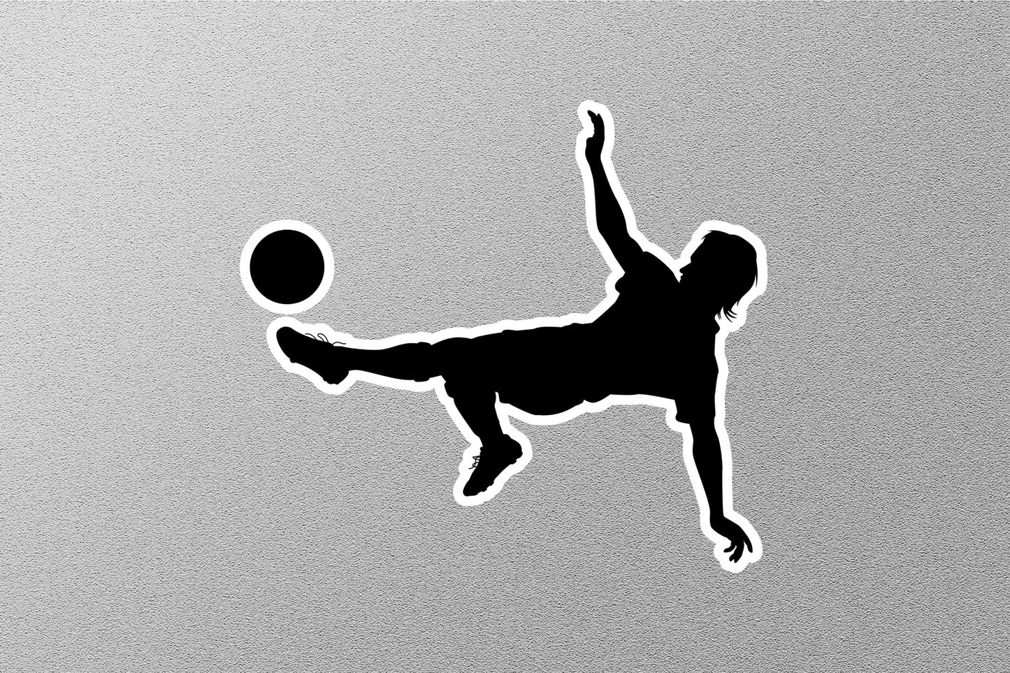 Vector Of Soccer Player Sticker