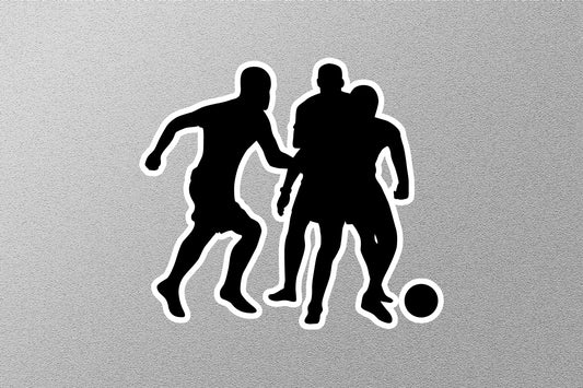 Boys Playing Football Sticker