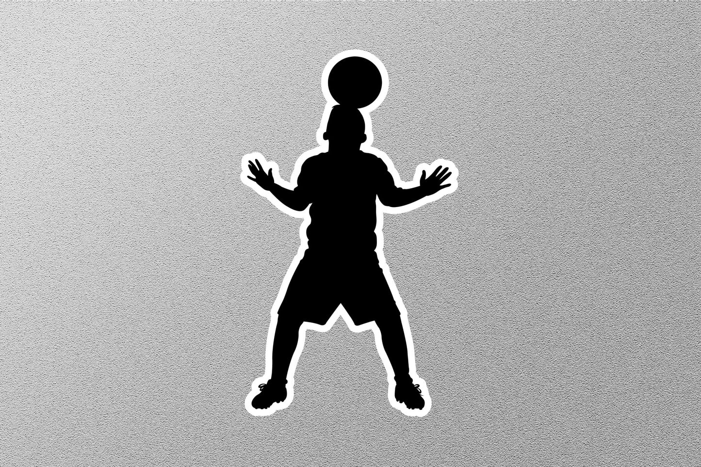 Playing Football Sticker