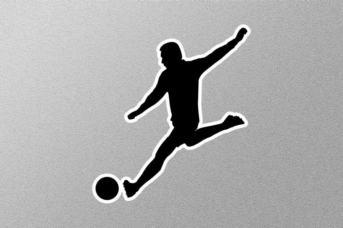Kickstand Sticker Wholesale Kicking The Football Sticker – GraffMerch.com