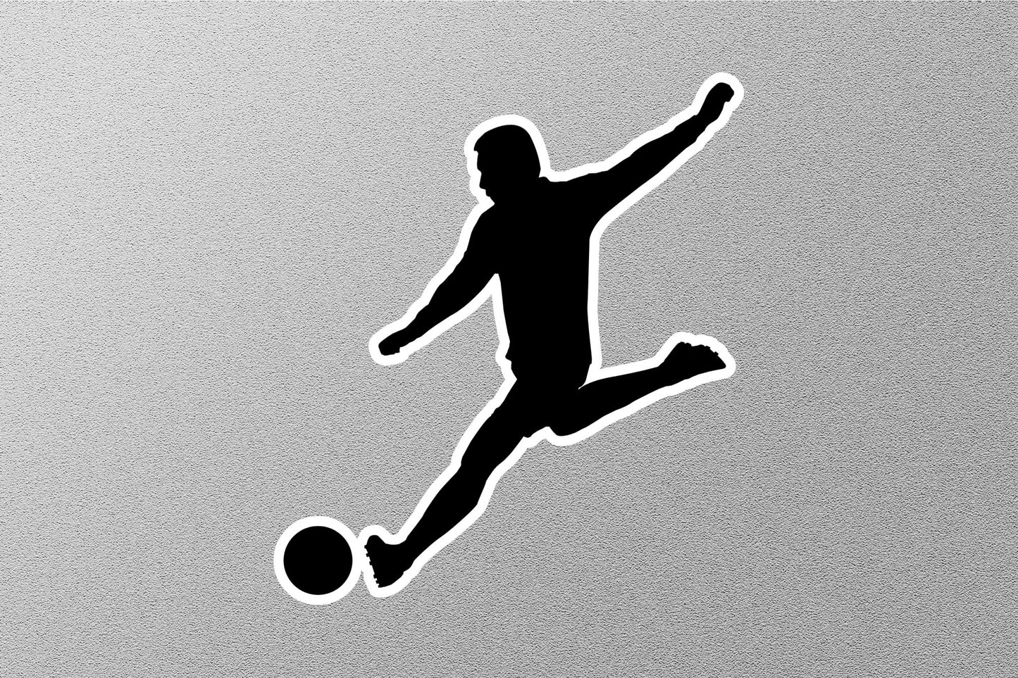 Kicking The Football Sticker