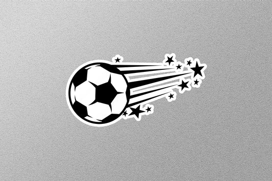 Soccer Ball With Stars Sticker