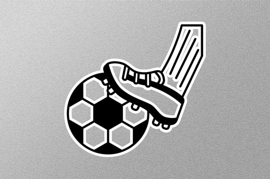 Soccer Shoes With Football Sticker