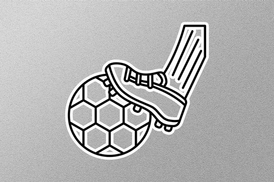 Soccer Shoes With Ball Sticker