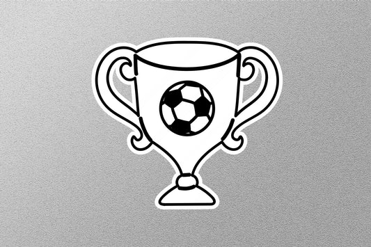 Soccer Trophy Sticker