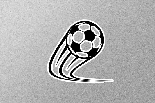 Soccer Ball Flying Sticker