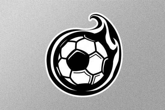 Fireball Football Sticker