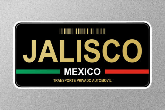 Jalisco Mexico License Plate Sticker