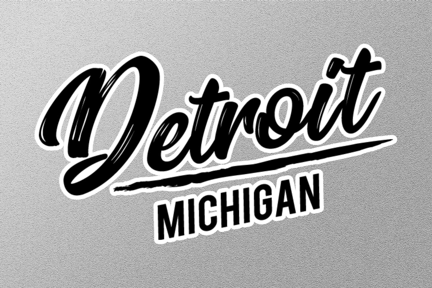 Detroit Michigan Sticker